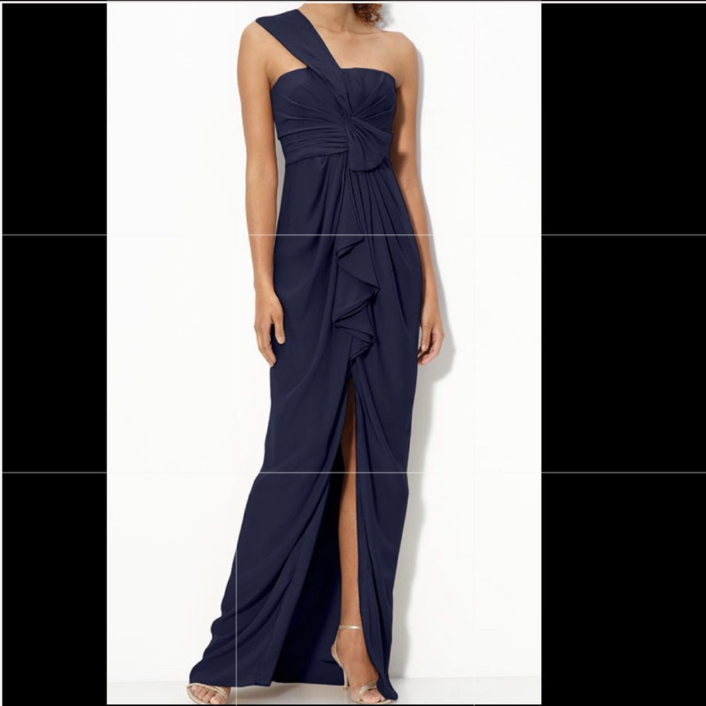 BCBG long gown/Formal dress, navy blue. Worn once.